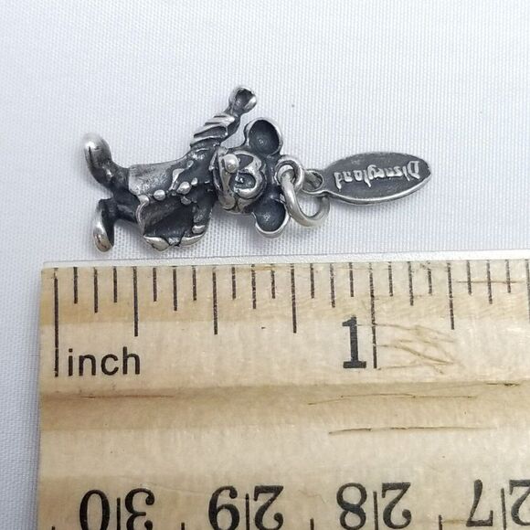 Vintage Walt Disney Production Disney Land Mickey Mouse Charm 3D Sterling Silver - Picture 7 of 9